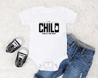 The Child - This is the Way - Statement Body Baby Bodysuit Mom Life Mama funny sayings Family Couple matching outfits