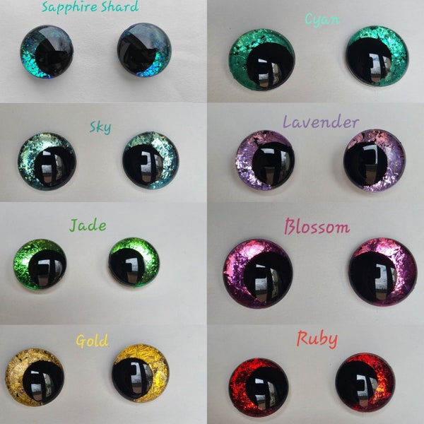 16mm, 18mm, 20mm, 25mm, 30mm Kawaii/Offset Safety Eyes