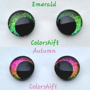 One pair 12mm, 14mm, 16mm, 18mm, 20mm, 25mm, 30mm, 35mm, 40mm Kawaii/Offset Safety Eyes image 4