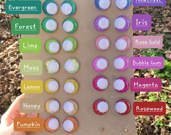 One pair 14mm, 16mm, 18mm, 20mm, 25mm, 30mm, 35mm, 40mm Kawaii/Offset Safety Eyes White Pupil