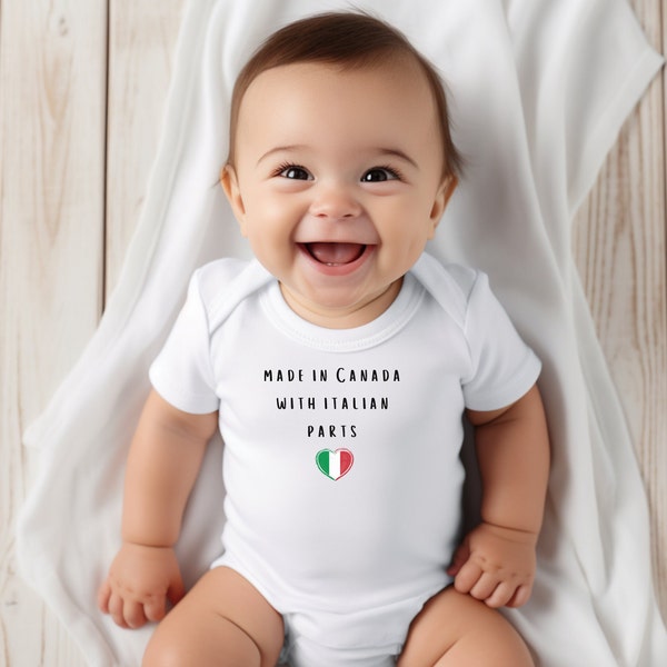 Italian Baby Onesie - Made in Canada with Italian Parts