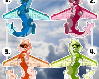 Fursona Adoptables // Helkropps Chibi Flygplan Drake Adopterar // Pälskling Fandom Originalkaraktärer