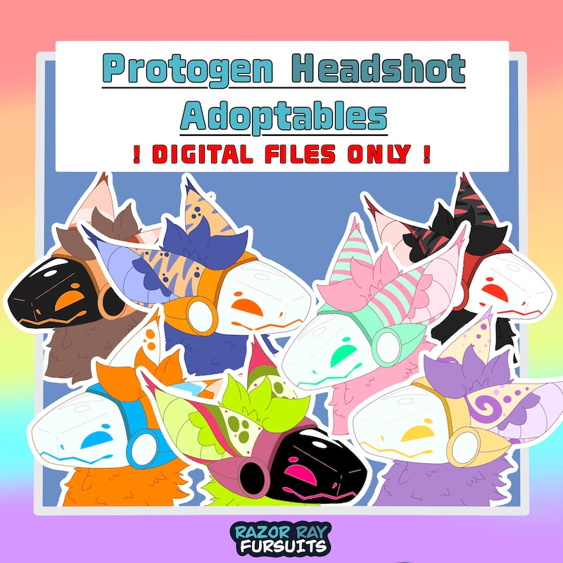 Protogen Simple Pfpf Protogen Pfp - Etsy