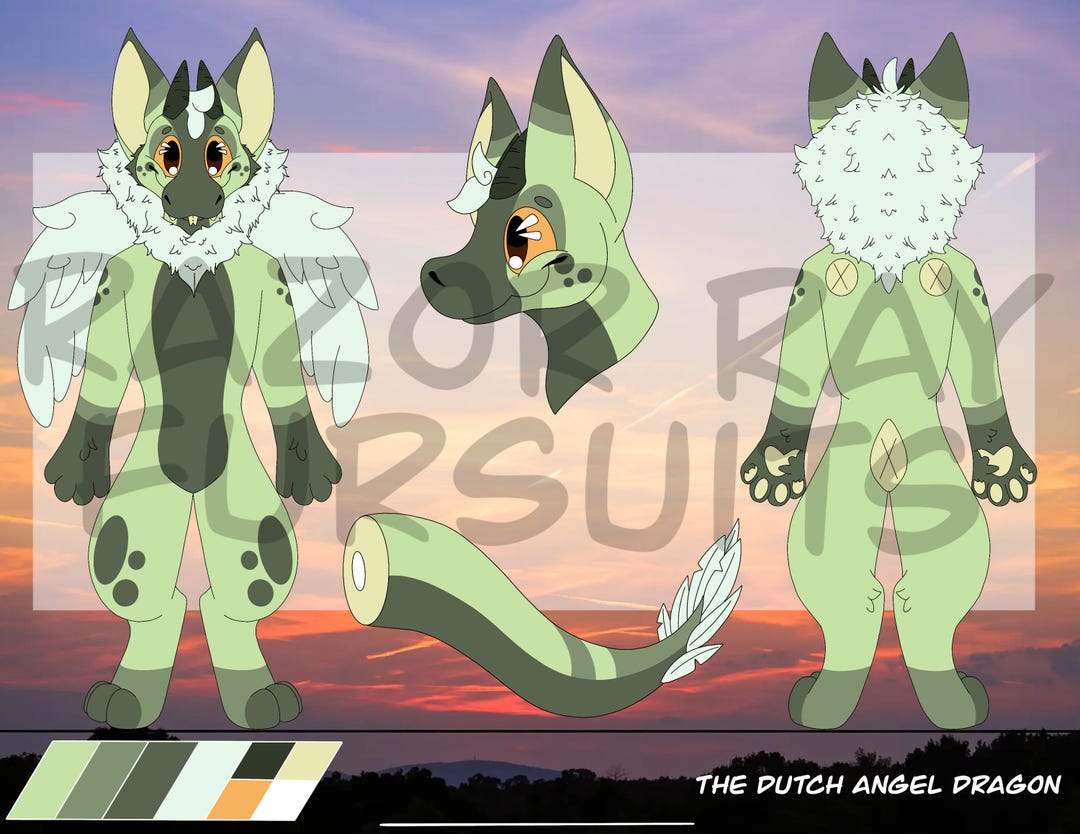 Fursona Adoptables Dutch Angel Dragon Reference Sheet Adopt Furry fursona-adoptables-dutch-angel-dragon-reference-sheet-adopt-furry