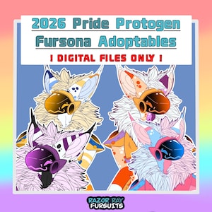 Personagens Fursona para Adotar // Personagens Originais da Parada do Orgulho LGBTQIA+ de 2026 para Adotar // Personagens Originais do Fandom Furry