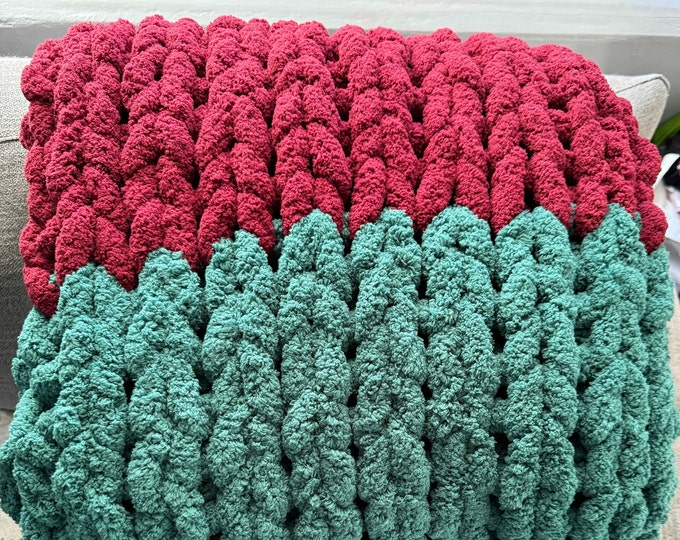 Chunky Knit Blankets-Cozy Knit Blankets-Chenille Throw-Plush Warm Blanket-Winter Cozy-Blanket Gift