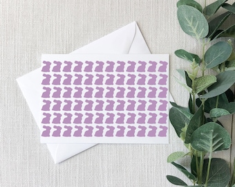 Bunny Rabbit Sticker Sheets, Peel and Stick Envelope Seals, Planner Stickers, Party Decor, Crafts, Small Sticker Sheets, Bunny Sticker Sheet