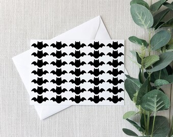 Bat Sticker Sheets, Peel and Stick Envelope Seals, Planner Stickers, Party Decor, Crafts, Small Sticker Sheets, Small Halloween Bat Stickers