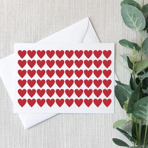 Heart Sticker Sheets, Peel and Stick Envelope Seals, Planner Stickers, Party Decor, Crafts, Small Sticker Sheets, Small Heart Stickers