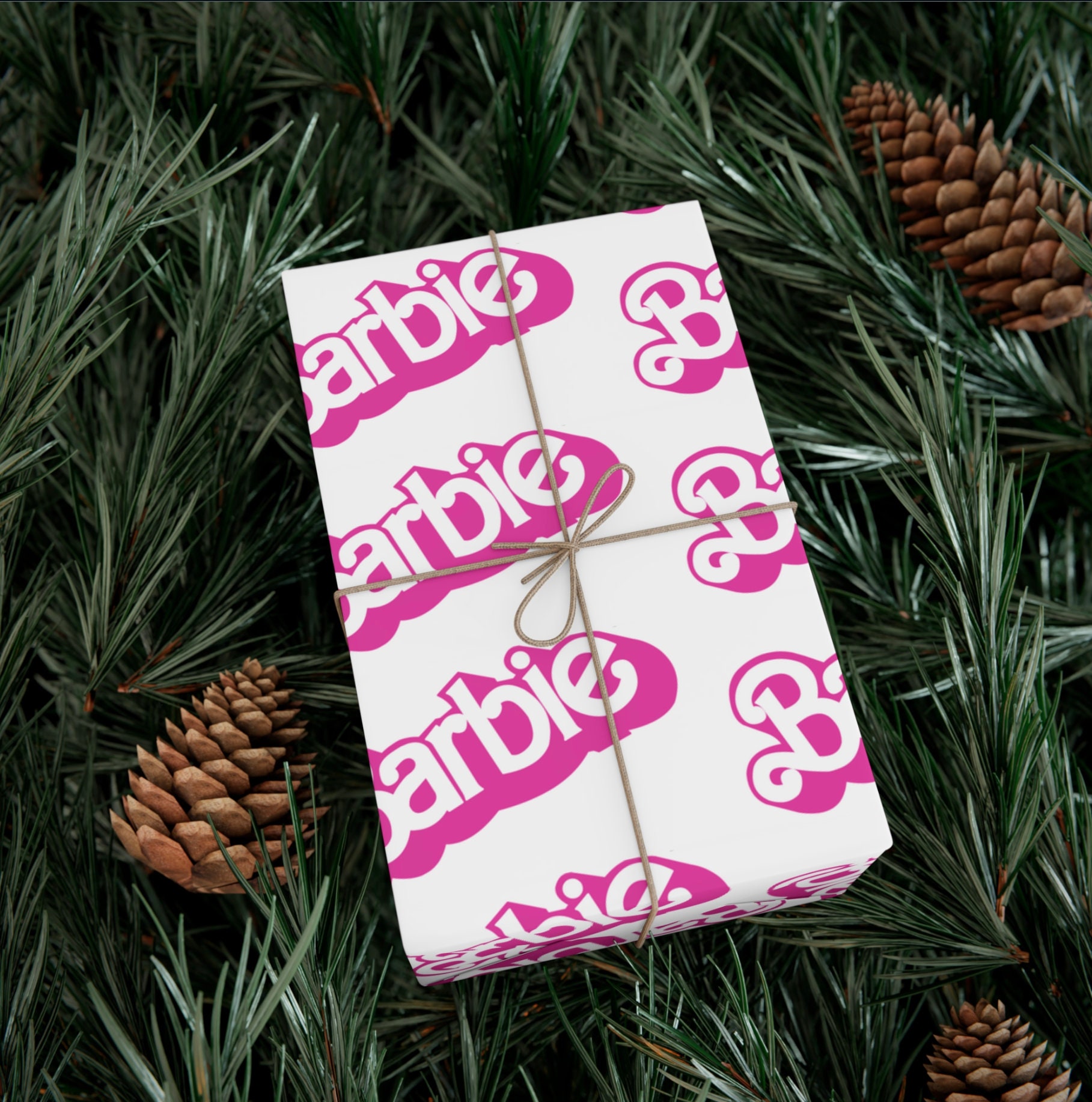 Barbie Gift Wrapping Paper Etsy