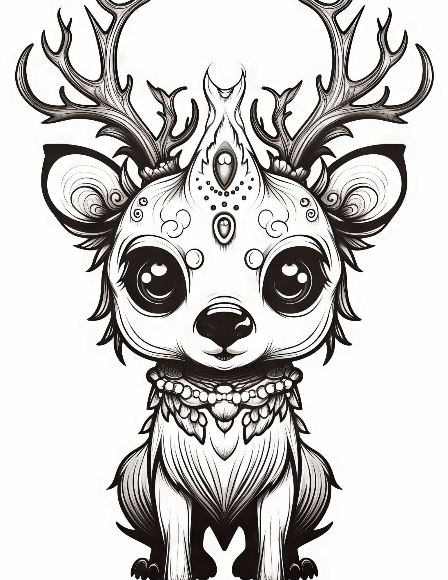 Creepy Cute Critters: Animal Coloring Book - Etsy