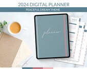 2024 Yearly Monthly Weekly Daily Planner, PDF planner, GoodNotes Planner, Notability Planner, 8x11 Letter Printable Planner, Digital Planner