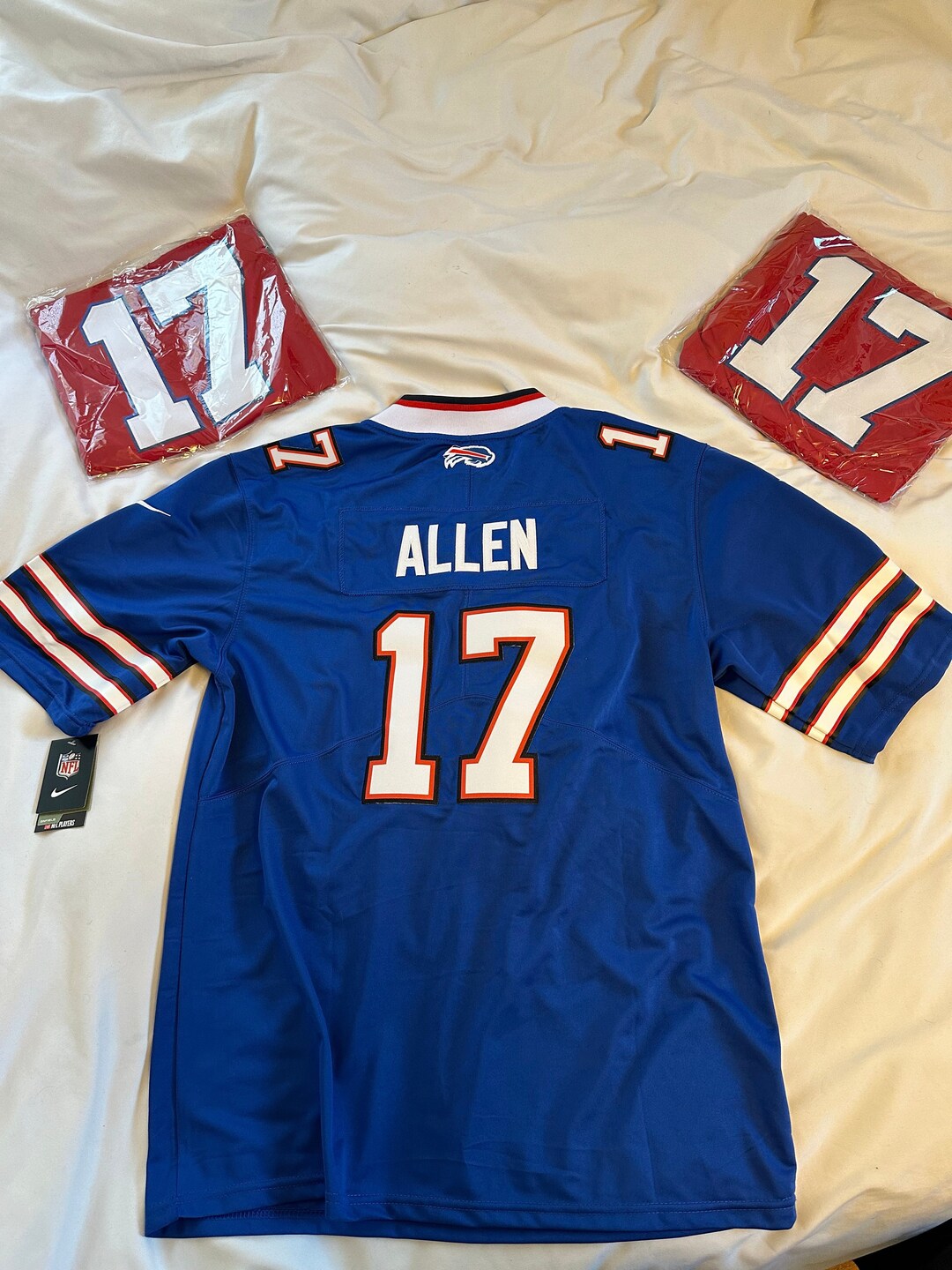 JOSH ALLEN 17 All Colors Buffalo Bills Sewn NEW Rep. Football Etsy