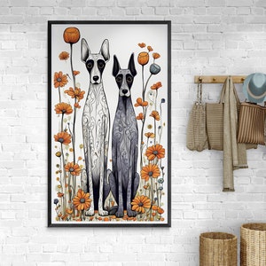 Dog, dog poster in modern style to download, dog design, dog poster, dog illustration, dog picture, dog illustration, wall art