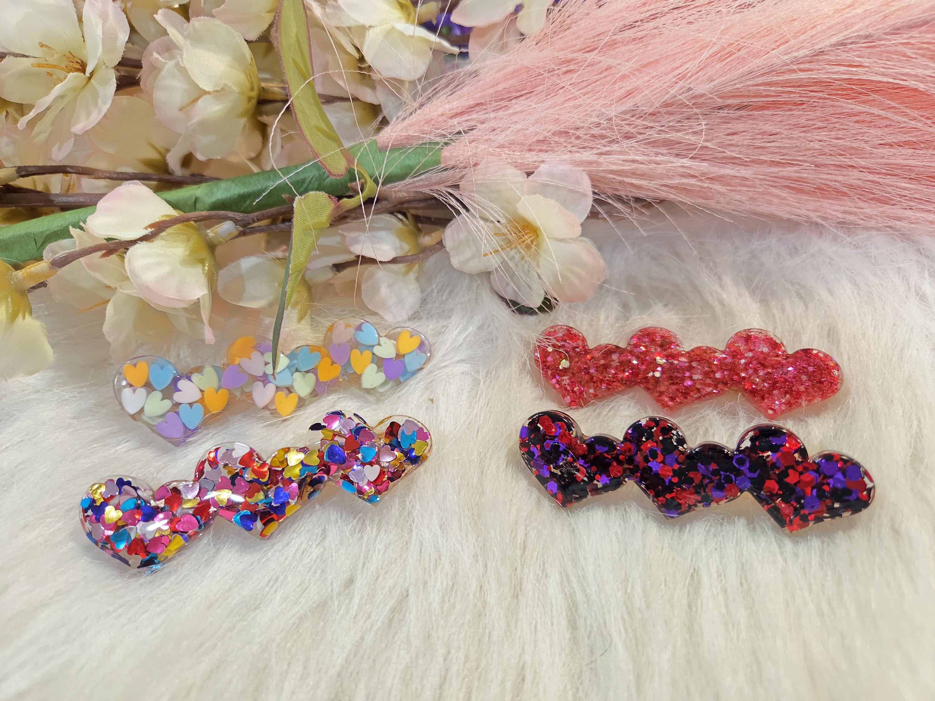Heart Barrette - Etsy