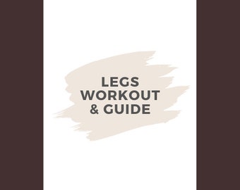 Beine Workout Anleitung