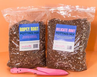 Potting Mix Chunky Soil for Houseplants - Root-Specific Blends - 1 Gallon