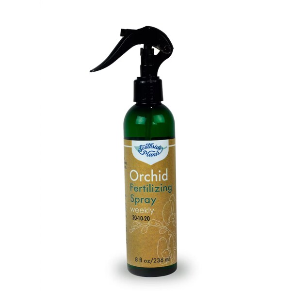 Weekly Orchid Liquid Plant Food Spray - 8 oz fine Mist Spray Bottle with urea Free 20-10-20 NPK Plant Fertilizer