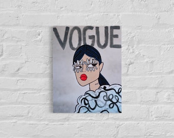 Custom Vogue Portrait Painting