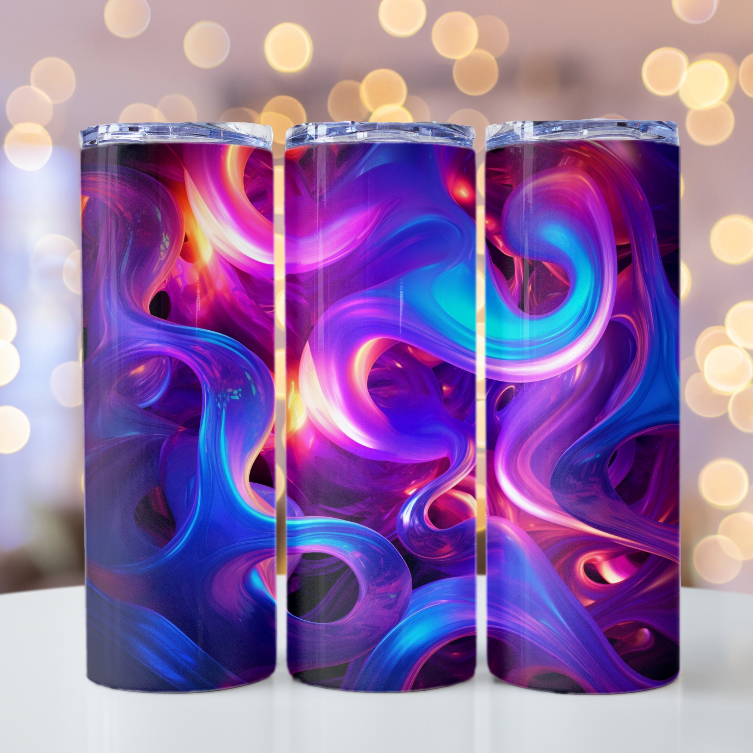Glow In The Dark Swirl Cup, Glowing Tumbler, Swirl Tumbler, neon color –  Sincerely, Bre LLC