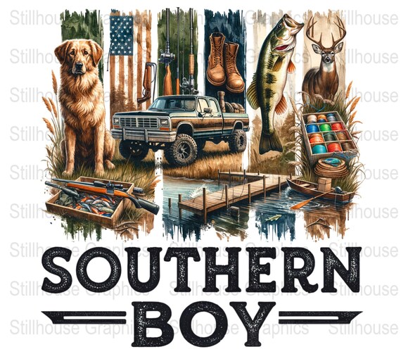 Southern Boy Png, Hunting Dog Png, Camouflage Png, Camo Dog Png, Retro Hunt Png, Camo Duck Hunting Shirt Png, Hunting Sublimation Design