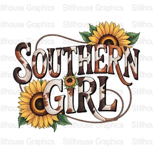 Southern Girl Cowhide Sunflower Png, Country Mom Sublimation Design, Rustic Cowgirl Mama Sunflower Digital Design; western design png