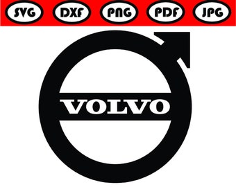 Volvo Logo, Volvo SVG DXF files, Digital download, Vector file, Svg cut files, Laser cut file, Volvo Design, Vector, Car Logo