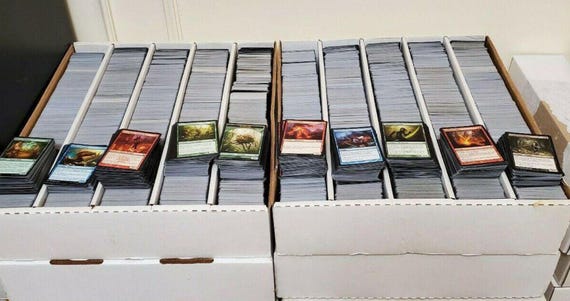 Magic the Gathering (MTG) Bulk Cards - 100, 200, 500, 1000+ - Common and  Uncommon Bulk Lot - Etsy Canada