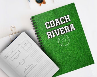 Personalized Soccer Notebook: Custom Pages, A5 or Letter Size