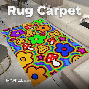 Mushroom Rug,Mushroom Area Rug,Mushroom Kitchen Rug,Mushroom Doormat,Living Room Rug,Area Rug,Kitchen Rug,Home Decor Rug,Kids Room Rug