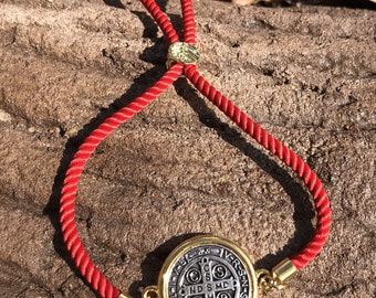 Saint Benedict Rosary Bracelet for Women, St Benedict Protection Bracelet,Saint Benedict Medal,  Brazalete San Benito, Protection Bracelet