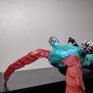 life-size anomalocaris model