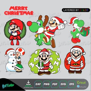 MarChritsmas, clip art, svg, dxf, pdf, eps, png, print, stickers, t-shirt files, instant download,  bundles navidad, cup files cute