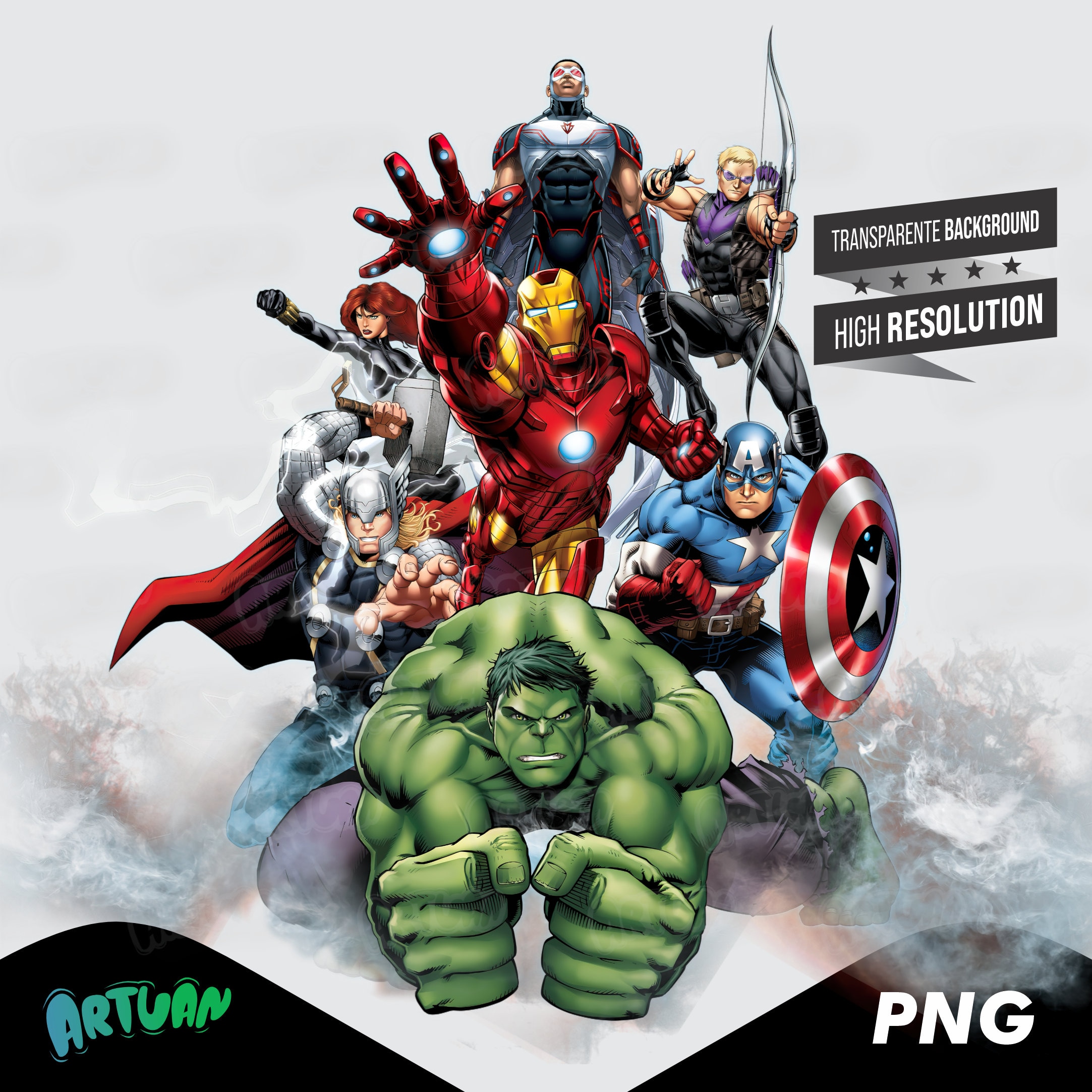 Avengers clip art - Etsy México, image size:2165x2165