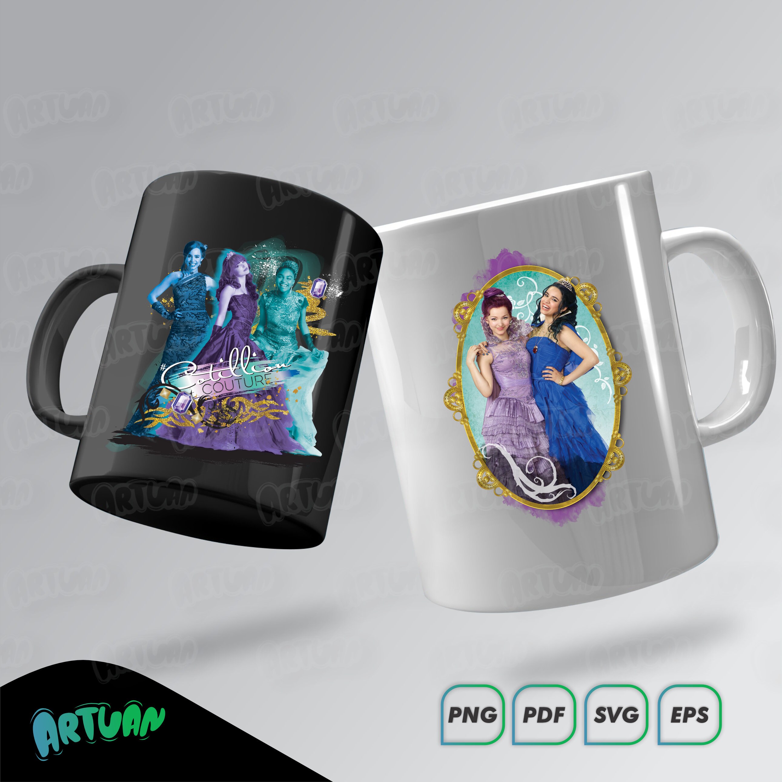 Descendants Bundle, PNG, Instant Download, Clip Art, File Art, High ...