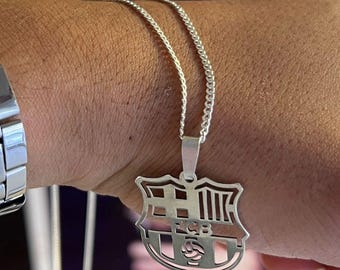バルセロナFCネックレスチェーン、バルセロナギフトメンズジュエリー