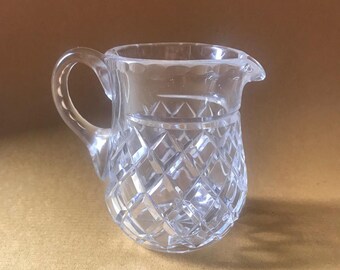Vintage Waterford Crystal Creamer with Ice Lip.