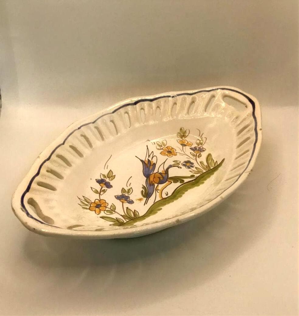 Vintage French Moustiers Pottery - Etsy