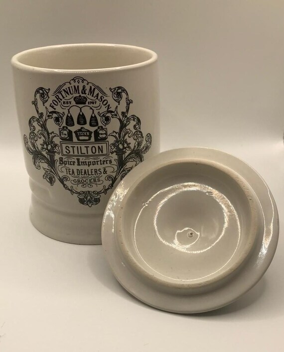 Fortnum & Mason 350 Gram Stilton Cheese Canister: British