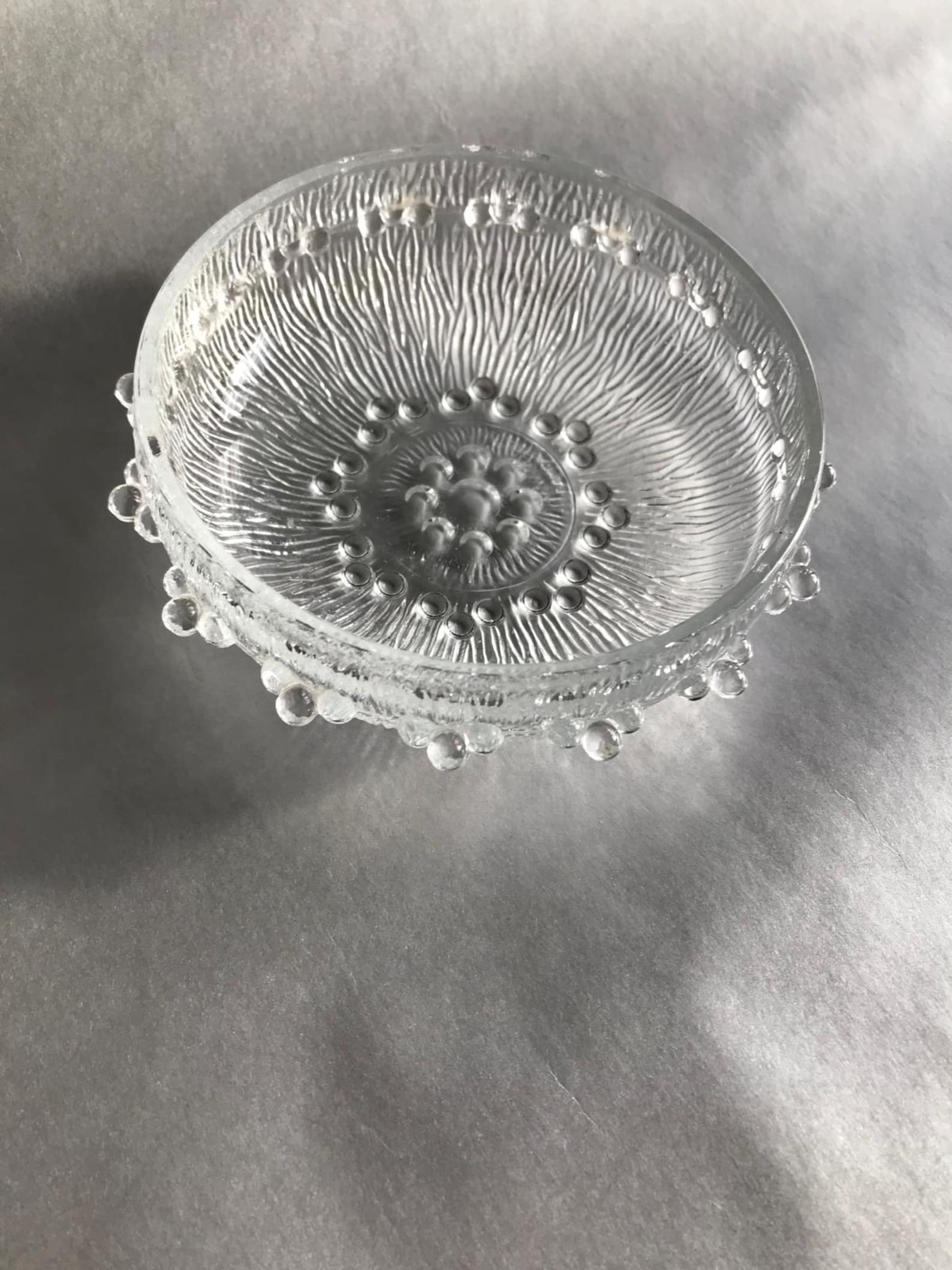 Coupes à dessert italiennes vintage rouge et or – lot de 6
