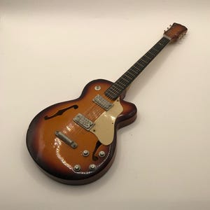 ミニチュア ギブソン レスポール「カスタム」レプリカ：1/4 - 1/5