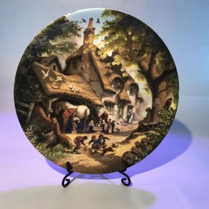 Coalport Fine Bone China Plate: The Village Smithy by Robert Hersey