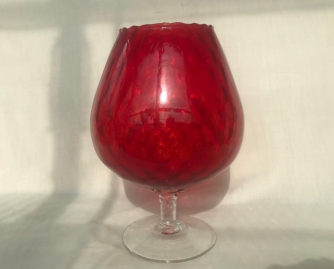 ヴィンテージ エンポリ ルビーレッドダイヤモンド オプティック ヴィンテージ エンポリ ルビーレッドダイヤモンド オプティック