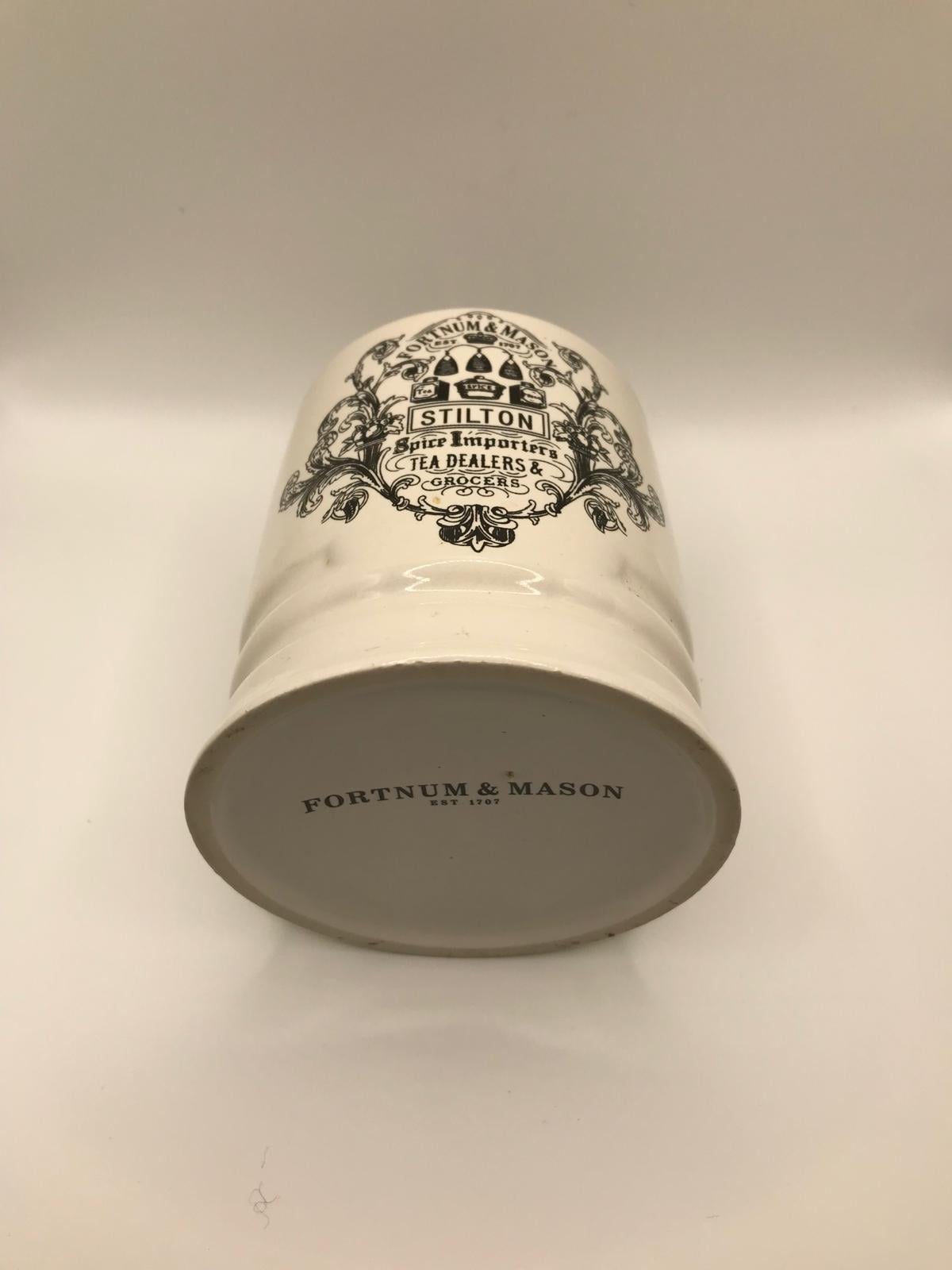Fortnum & Mason 350 Gram Stilton Cheese Canister: British