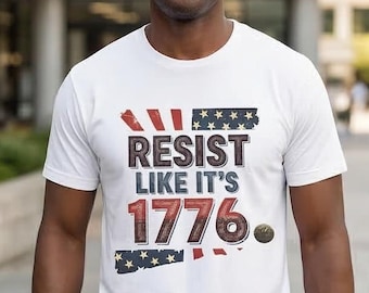 Widerstehen Sie, wie es 1776 T-Shirt ist | Freiheitsschmiede | Gründervater Widerstand T-Shirt