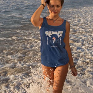 Surf Club Tank Top: Verliere dich, Outdoor-Bekleidung, Unisex Bademode Bild 7