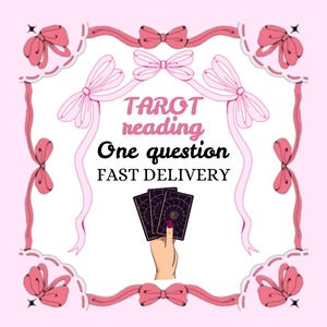 Same hour, Tarot LOVE Reading, one question explained in detail. Read description before ordering.
