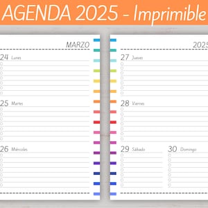 Printable 2025 Agenda - Weekly - Separate months - Monthly Planners - Expenses - Notes - printable PDF files - VERY COMPLETE