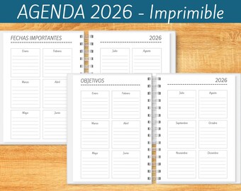 Kesote Agenda voor 2023, A5-formaat, weekplanner, leren kalender, afsprakenkalender, weekkalender, bruin, 1 dag 1 pagina
