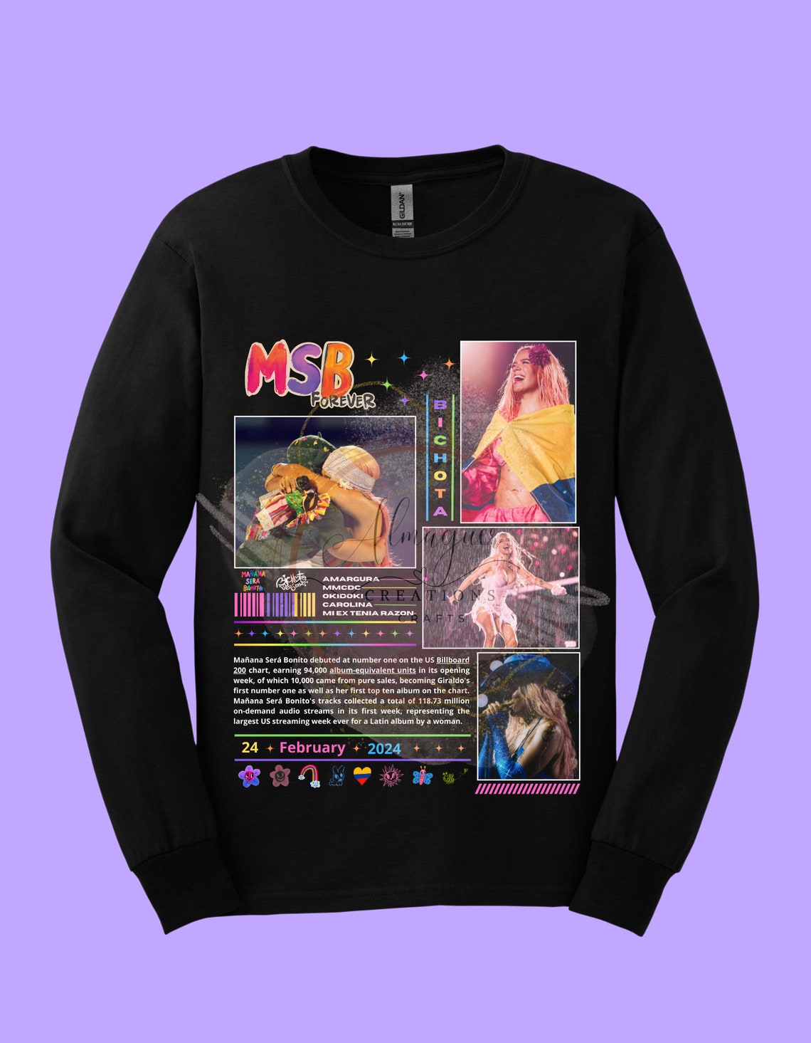 Exclusive MSB Forever, Karol G MSB Forever T-shirt Design, Instant PNG ...